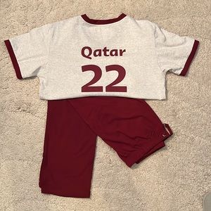 FIFA Qatar 2022 World Cup Qatar Airways First Class PJs